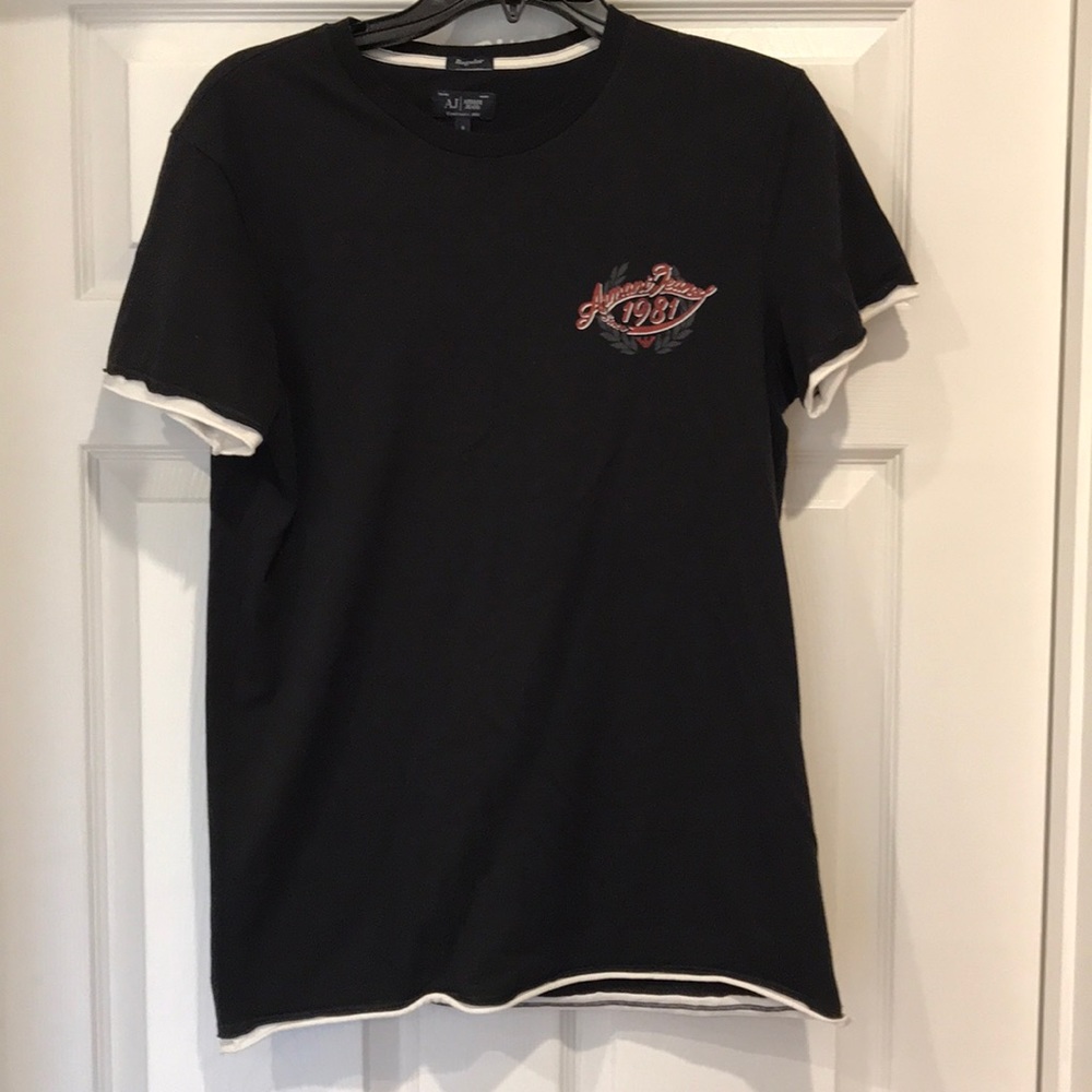 Men’s t-shirt by Armani Jeans size Small.